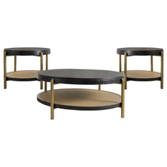 Benson - Round Coffee And End Table Set