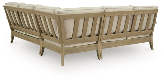Clare View - 3-Piece Outdoor Sectional - Beige