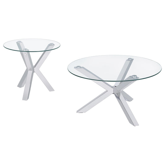 Alexa - Round Coffee And End Table Set