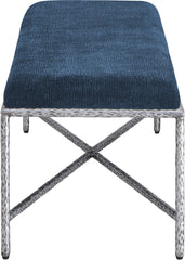 Valley - Bench With Silver Frame