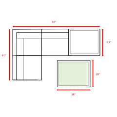 Seating Set With Cushions Handcrafted Wicker Design