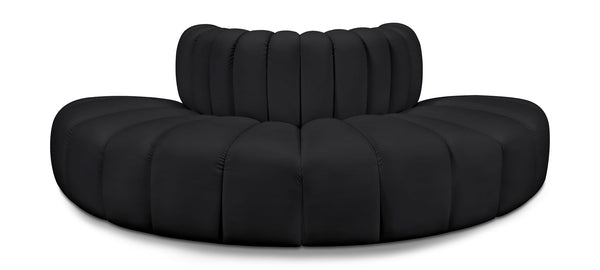 Arc - Faux Leather 4 Piece Modular Sofa