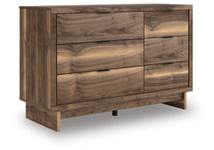 Chirason - Brown - Six Drawers Dresser