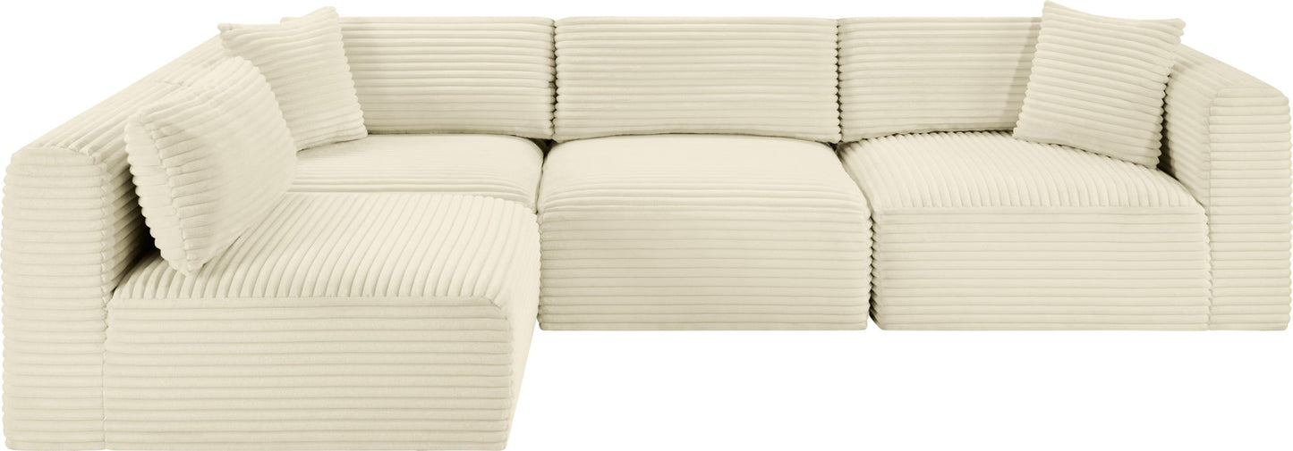 Shaggy - 4 Piece Modular Sectional