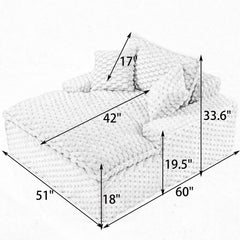 Harbor - Luxury Sofa Turtle Fleece Fabric