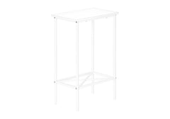 Accent Side Table, Narrow, Small, 2 Tier, Contemporary & Modern