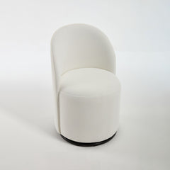 360 Degree Swivel Armless Dining Barrel Chair