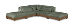 Turin - Fabric Upholstered 5 Piece Modular Sectional