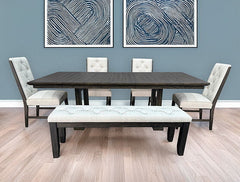 Herbert - Bench - Espresso / Beige