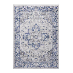 Marfi - 6' X 9' Oriental Area Rug - Blue / Gray