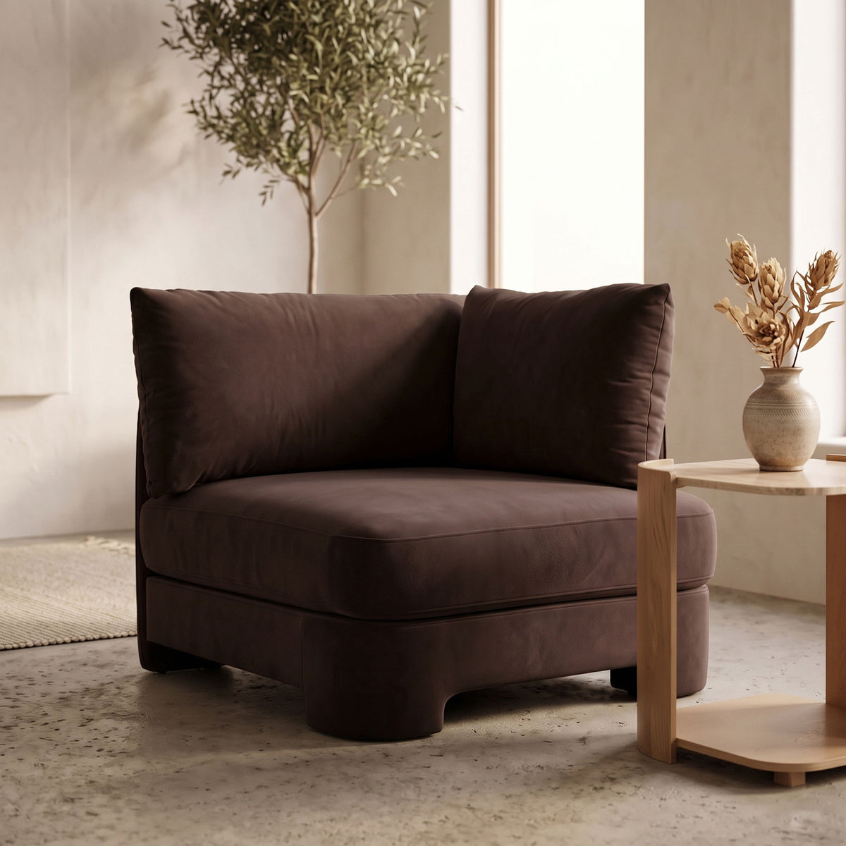 Hammond - Velvet Performance Fabric Upholstered Chair