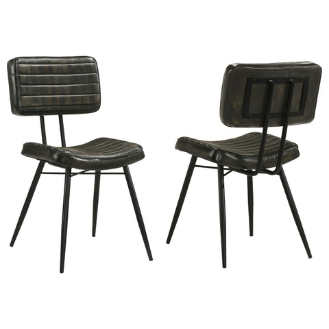 Molly - Upholstered Dining Chair (Set of 2) - Espresso
