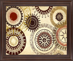 Sunburst Medallion - 28" x 34" Framed Wall Art