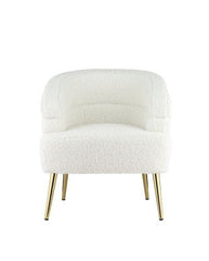 Trezona - Accent Chair - White Teddy Sherpa
