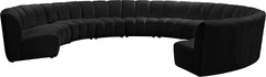 Infinity - 10 Piece Velvet Modular Sectional