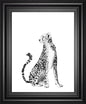 22x26 Chrome Cheetah II By Grace Popp - Dark Gray