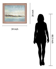 Mist Over Water - 28" x 34" Framed Wall Art