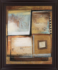 Golden Layers - 28" x 34" Framed Wall Art