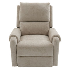 Manual Recliner Massage Chair With Swivel Rocker, 8 Massage Modes, Side Storage Pocket