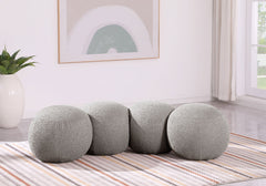 Apollo - Boucle Fabric Bench