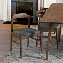 Dakota - Mid-Century Modern Velvet Dining Chair (Set of 2)