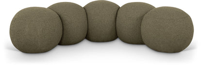 Apollo - Boucle Fabric Bench