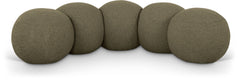 Apollo - Boucle Fabric Bench