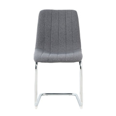 Modern Dining Chair With Metal Legs