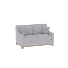 Loveseat With Casual Accent - Gray