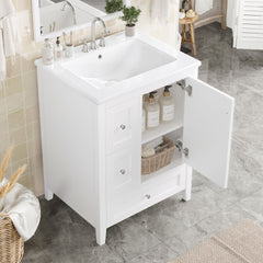 Bathroom Vanity With Storage, Removable Dividers
