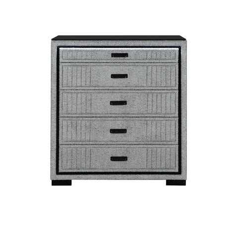 Isaiah - Upholstered Chest With LED Lighting