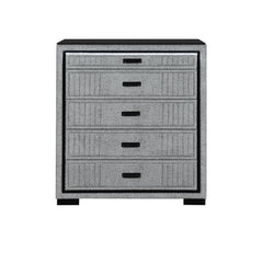 Isaiah - Upholstered Chest With LED Lighting