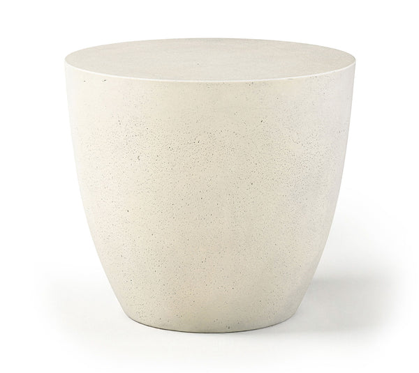 Reggio - Concrete Indoor / Outdoor End Table - Cream