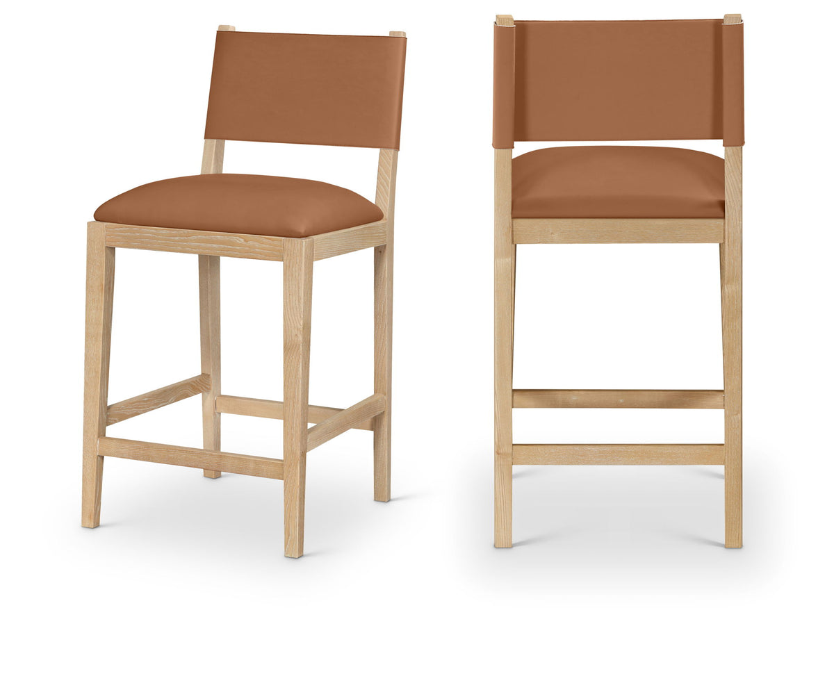 Avon - Vegan Leather Counter Stool