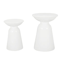 Serenita - Outdoor Side Tables With Flared Design (Set of 2)