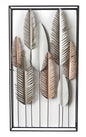 20x36 Metal Wall Decor - Pearl Silver