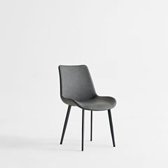 Dining Table Set, Chairs (Set of 2) - Grey