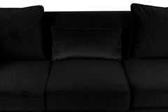 Bayberry - Velvet Sofa With 3 Pillows