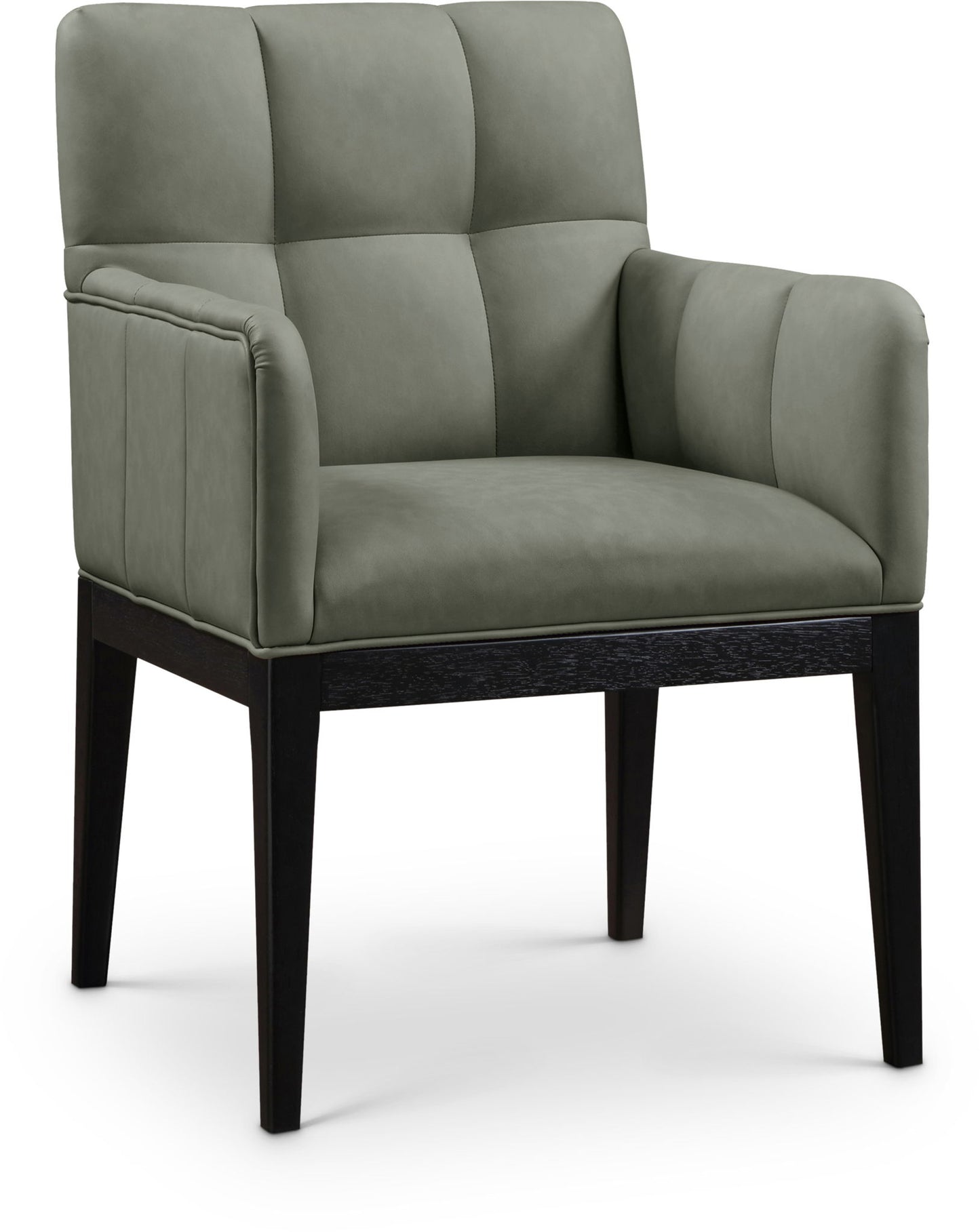 Adrian - Dining Arm Chair (Set of 2) - Black Legs