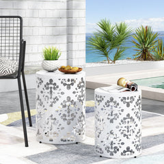 Outdoor Metal Modern Design End Table