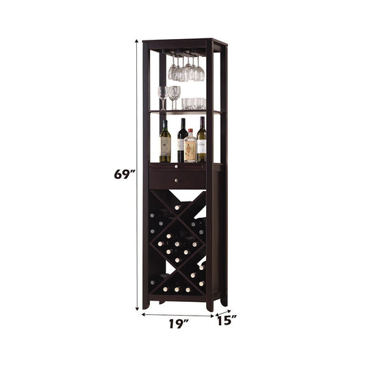 Casey - Wine Cabinet - Wenge