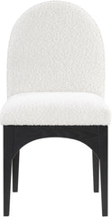 Waldorf - Boucle Dining Side Chair With Black Legs