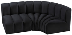 Arc - Velvet 3 Piece Sofa