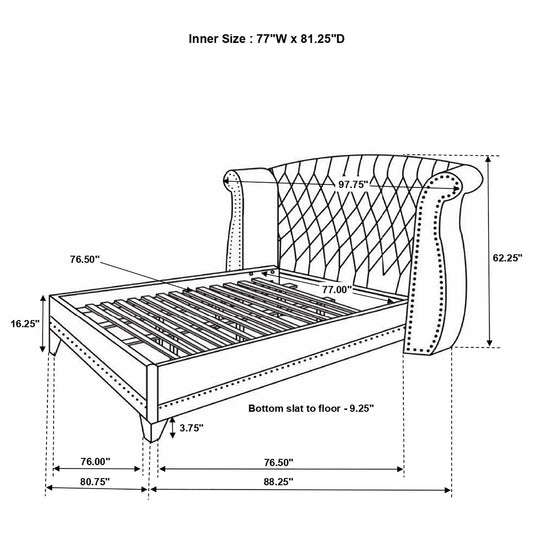 Randall - Bedroom Set With Wingback Bed