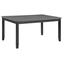 Van - Piece Dining Set - Black / Gray