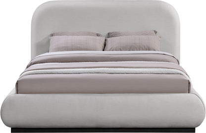 Vaughn - Chenille Bed With Black Base