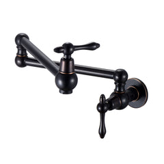 Modern Design Pot Filler Faucet Wall Mount Kitchen Sink Faucet Folding Stretchable