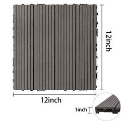 Composite Deck Tiles, Resist Rust, Water, Weather