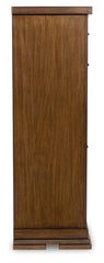 Taffenbrook - Five Drawer Chest - Medium Brown