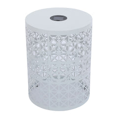 Modern Iron Solar Side Table With Built - In Light